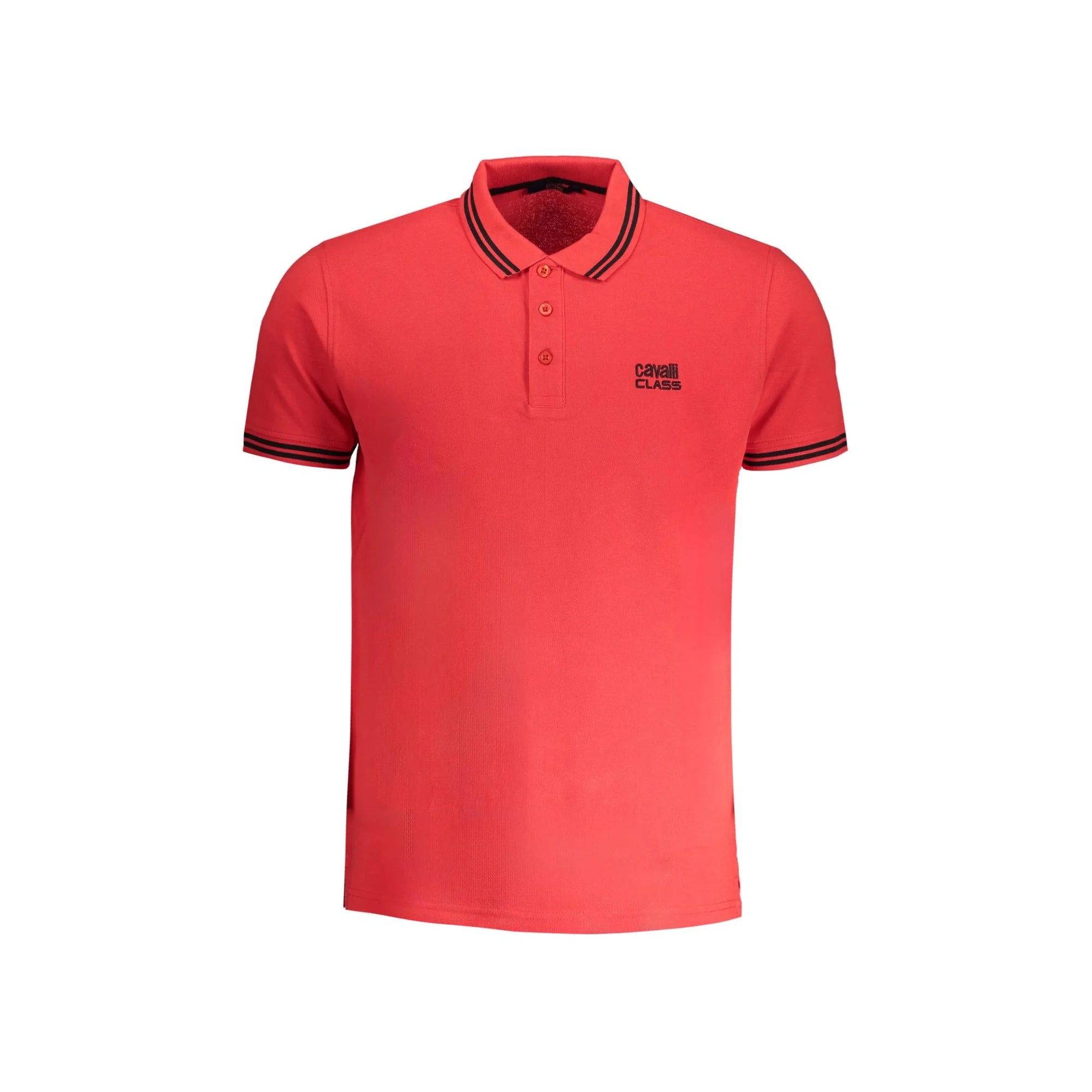 Cavalli Class Polo Maniche Corte Uomo Rossa Ricamo Rosso - foto prodotto